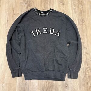Vintage Grey Ikeda Crewneck Sweatshirt